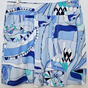 Kenny Dana Women's Tennis Pickleball Athletic Skirt Colorful Size Small